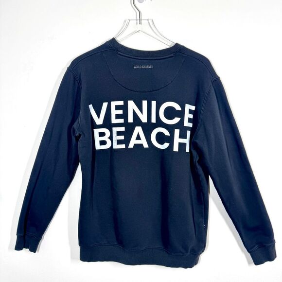 Other - Teqvoly Venice Beach Men's Women's Unisex Size Large Black Pullover Sweatshirt